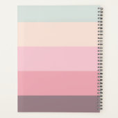 ドリームビッグミントピンクモダンウィークリー未加工プランナー プランナー手帳 (裏面)