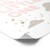 ドリームビッグリトルワンアートプリントイン赤面ピンク ポスター (角)