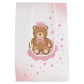 ドリームビッグリトルワンハートスリーピーベア誕生日 ミディアムペーパーバッグ (裏面)
