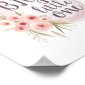 ドリームビッグリトルワンピンクウォーターカラーボホ子供部屋 ポスター (角)