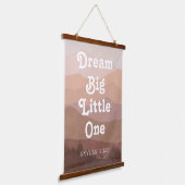 ドリームビッグリトルワンピンクボホマウンテンズ子供部屋 吊り下げ型タペストリー (傾斜あり)