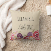 ドリームビッグリトルワンフラワーベージュ装飾用クッション クッション (ブランケット)