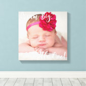 ドリームビッグリトルワンベビー写真キャンバスプリント キャンバスプリント (インサイチュ (ウッドフロア))
