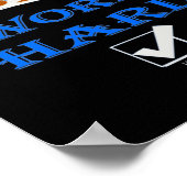 ドリームビッグワーク懸命感動的引用文 ポスター (角)