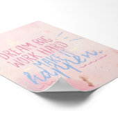 ドリームビッグワーク懸命 ポスター (角)