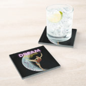 ドリームビッグヴィンテージバレエダンサー ガラスコースター (アングル)