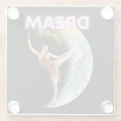 ドリームビッグヴィンテージバレエダンサー ガラスコースター (裏面)