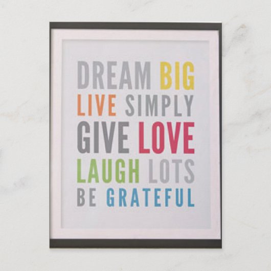 ドリームビッグ保ハガキインtouch ポストカード (正面)