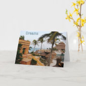 ドリームビッグ勇気付けられる カード (黄色い花)