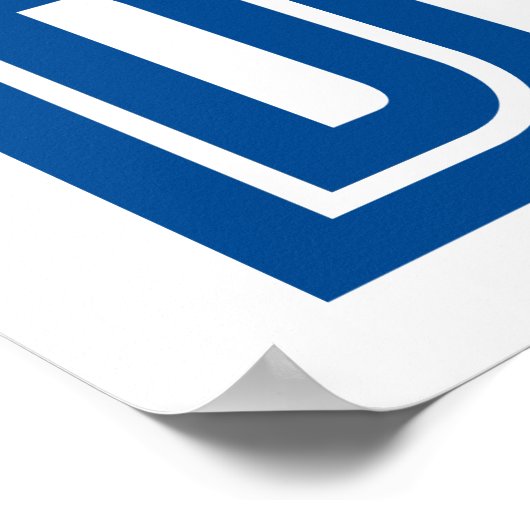 ドリームビッグ引用文モダンタイポグラフィの明るい色 ポスター (角)