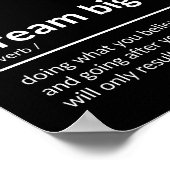 ドリームビッグ引用文 ポスター (角)