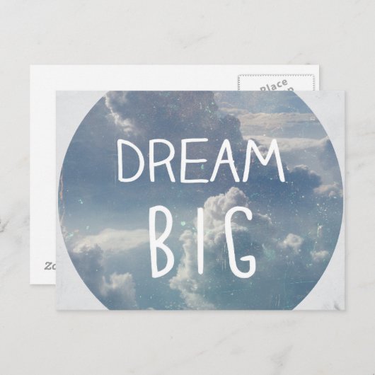 ドリームビッグ引用文 ポストカード (正面/裏面)