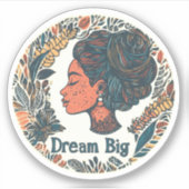 ドリームビッグ感動的ステッカー シール (正面)