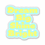 ドリームビッグ感動的デザインシール シール (正面)
