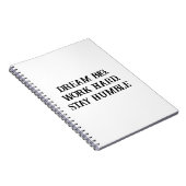 ドリームビッグ感動的ノート男性へ ノートブック (右側)