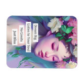 ドリームビッグ感動的引用文のための娘 マグネット (横)