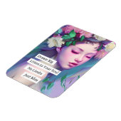 ドリームビッグ感動的引用文のための娘 マグネット (左側)