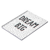 ドリームビッグ感動的引用文スパイラルノート ノートブック (左側)