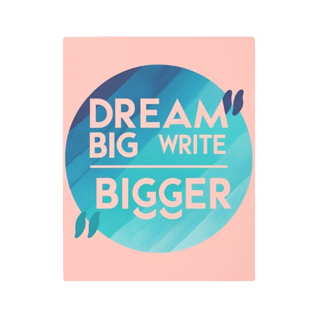 ドリームビッグ書ビッグオプション2 メタルプリント (正面)