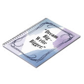 ドリームビッグ書 – 大きい ノートブック (左側)