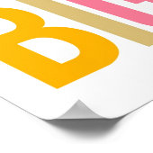 ドリームビッグ – カラー ポスター (角)