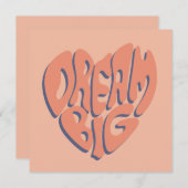 ドリームビッグ:サンゴとアプリコットやる気を起こさせるアドバイス シーズンカード (正面/裏面)