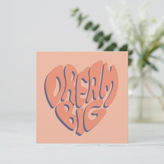 ドリームビッグ:サンゴとアプリコットやる気を起こさせるアドバイス シーズンカード (スタンド正面)