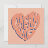 ドリームビッグ:サンゴとアプリコットやる気を起こさせるアドバイス シーズンカード (正面)