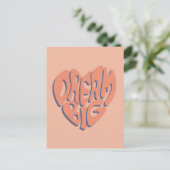 ドリームビッグ:サンゴとアプリコットやる気を起こさせるアドバイス ポストカード (スタンド正面)