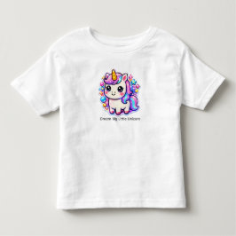 ドリームビッグ リトルユニコーン かわいい女の子Tシャツ トドラーTシャツ