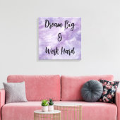 ドリームビッグ&ワーク懸命 キャンバスプリント (インサイチュ (リビング))