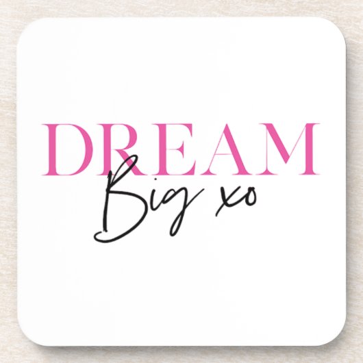 ドリームビッ感動的クやる気を起こさせる コースター (正面)