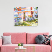 ドリームビーチコテージインパラダイス キャンバスプリント (インサイチュ (リビング))