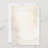 ドリームピアスプロセコブエレガントランチブライダルシャワー 招待状 (裏面)