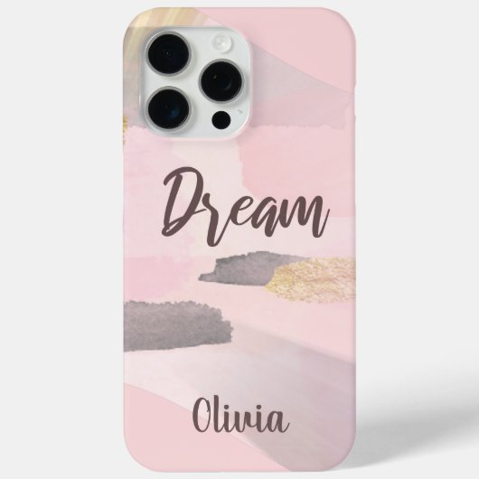 ドリームピモダンックアンドグレー抽象デザイン Case-Mate iPhoneケース (裏面)