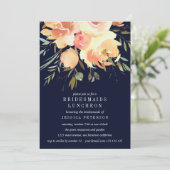 ドリームピーチとネイビーブリデスメイドランチョンズ結婚ズ 招待状 (スタンド正面)