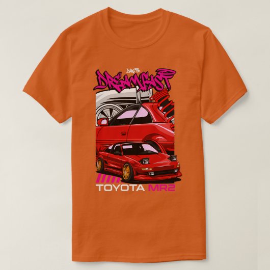 ドリームファストトヨタMr2 Tシャツ (デザイン正面)