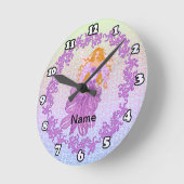 ドリームフェアリー ラウンド壁時計 (傾斜)