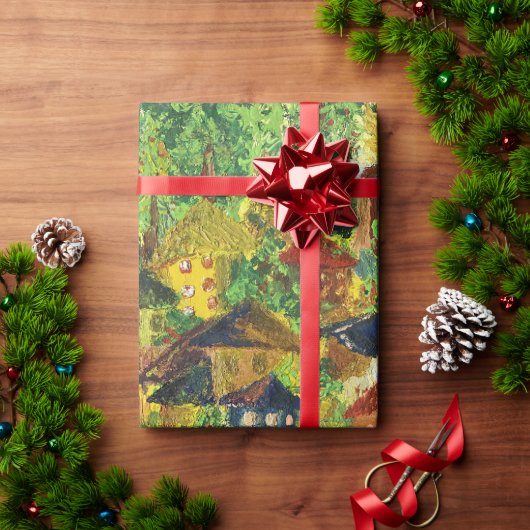 ドリームフォレストガーデン – reggaepaintingWrapping紙 ラッピングペーパー (クリスマスギフト)