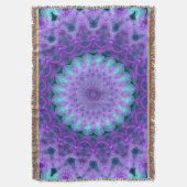 ドリームフラワー – 1 -ブランケット スローブランケット (正面縦)