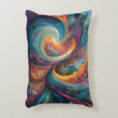 ドリームフロー抽象芸術 アクセントクッション (正面(垂直))