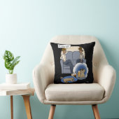 ドリームブラックを追いかける クッション (椅子)