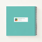 ドリームブルーヘロンとウォーターカラージャーナル ノートブック (裏面)