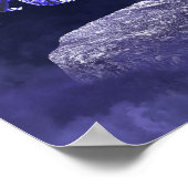 ドリームブルームーン感動的ファンタジー ポスター (角)