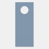 ドリームブルー結婚フローラのゲストは邪魔しない ドアノブサイン (裏面)