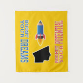 ドリームブースターとポテンシャルロケット タペストリー (正面)