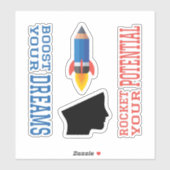 ドリームブースターと潜在的ロケット シール (シート)