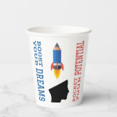 ドリームブースターと潜在的ロケット 紙コップ (裏面)