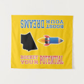 ドリームブースター&ポテンシャルロケット タペストリー (正面(横))