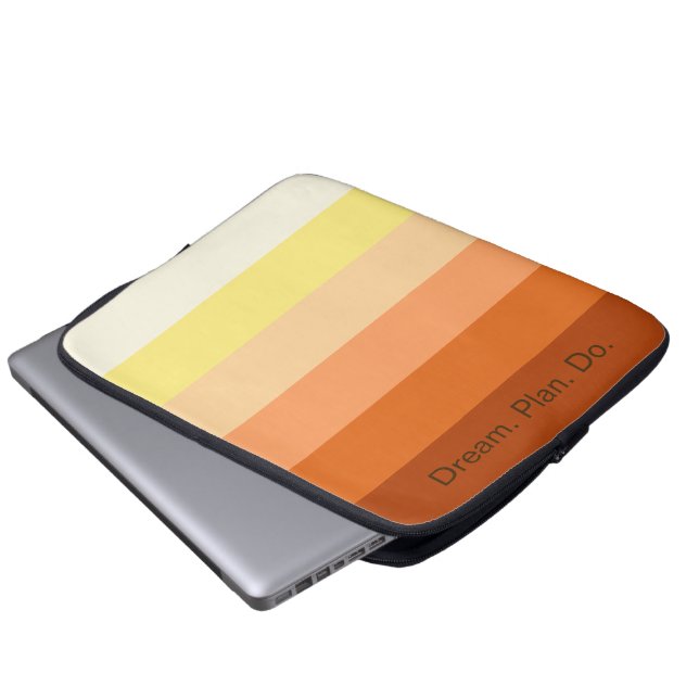 ドリームプランDo – グラデーシやる気を起こさせるョン ラップトップスリーブ (正面下部)